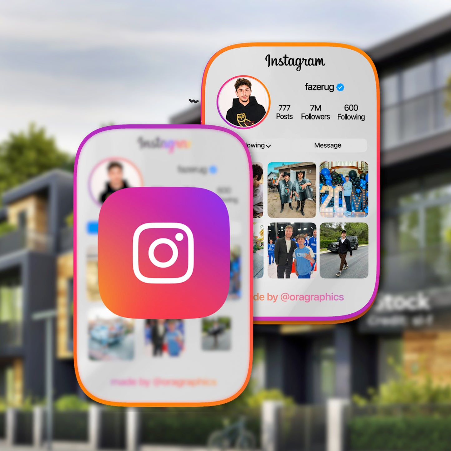 INSTAGRAM LARGE STYLE 1, VERSION 3 (3A)