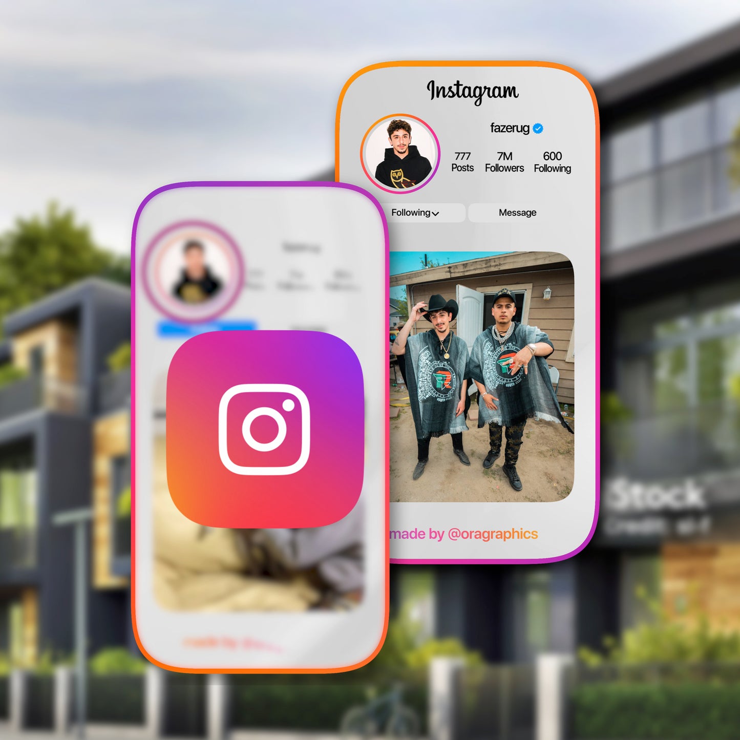 INSTAGRAM LARGE STYLE 2, VERSION 3 (3B)