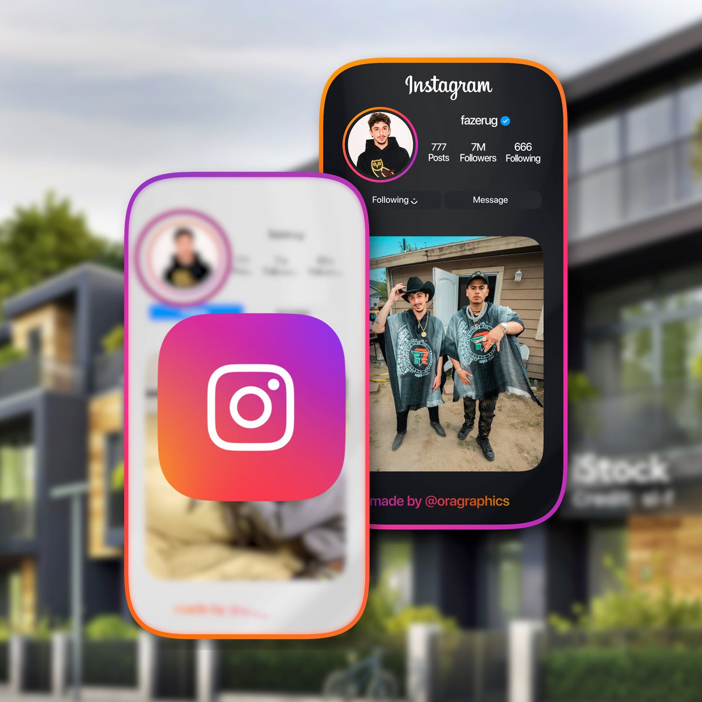 INSTAGRAM LARGE STYLE 2, VERSION 3 (3B)