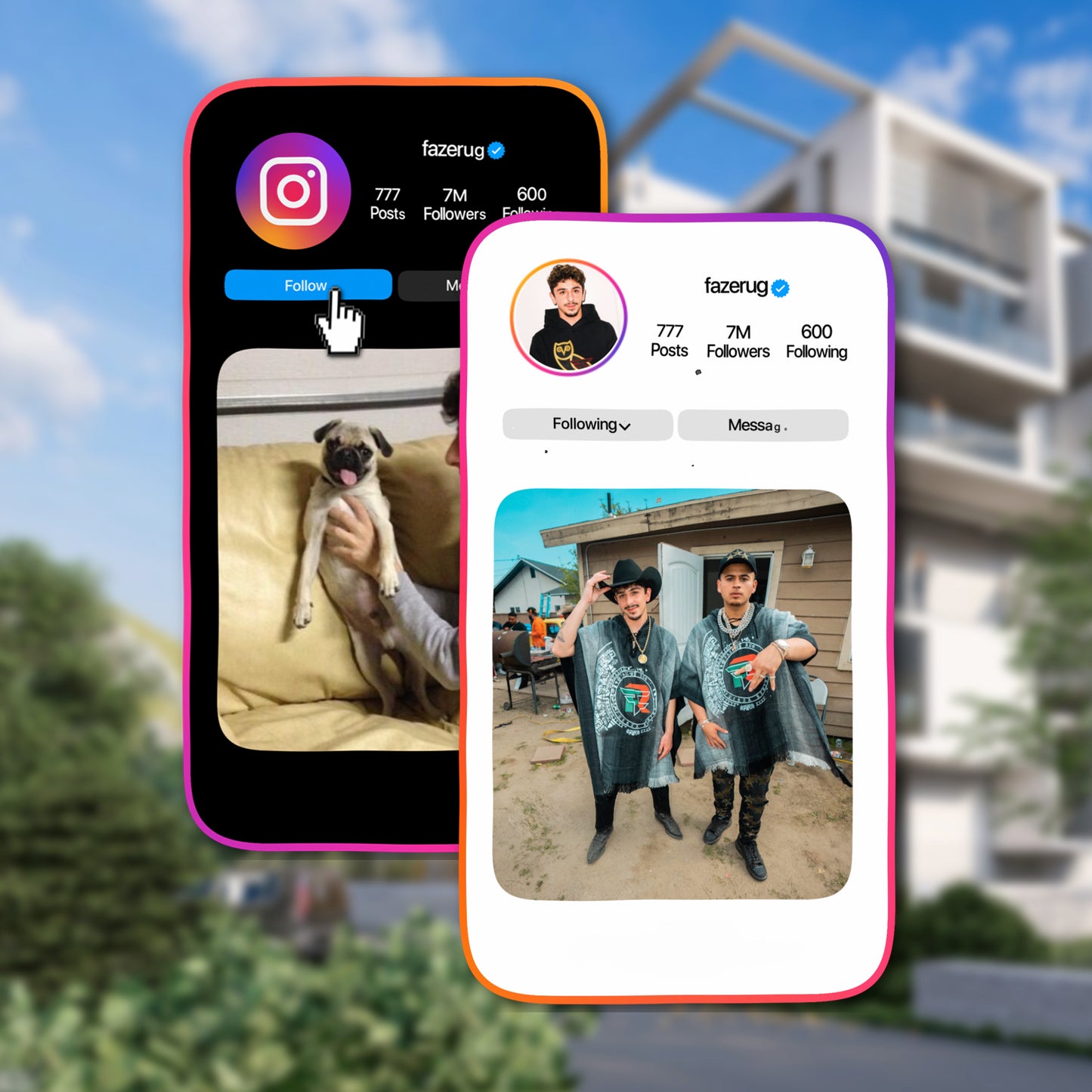 INSTAGRAM LARGE STYLE 2, VERSION 2.5 (3D)