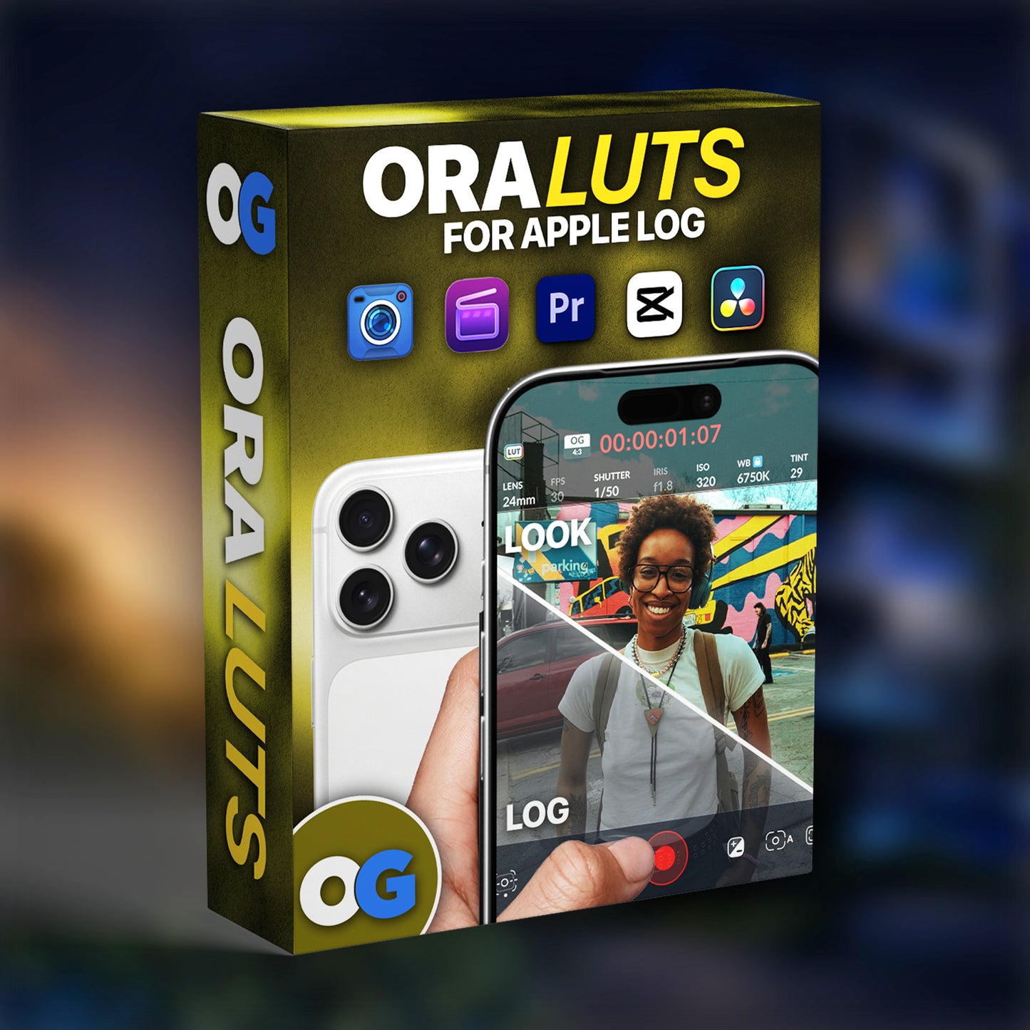 OraLuts — 30 Cinematic LUTs for iPhone Apple Log