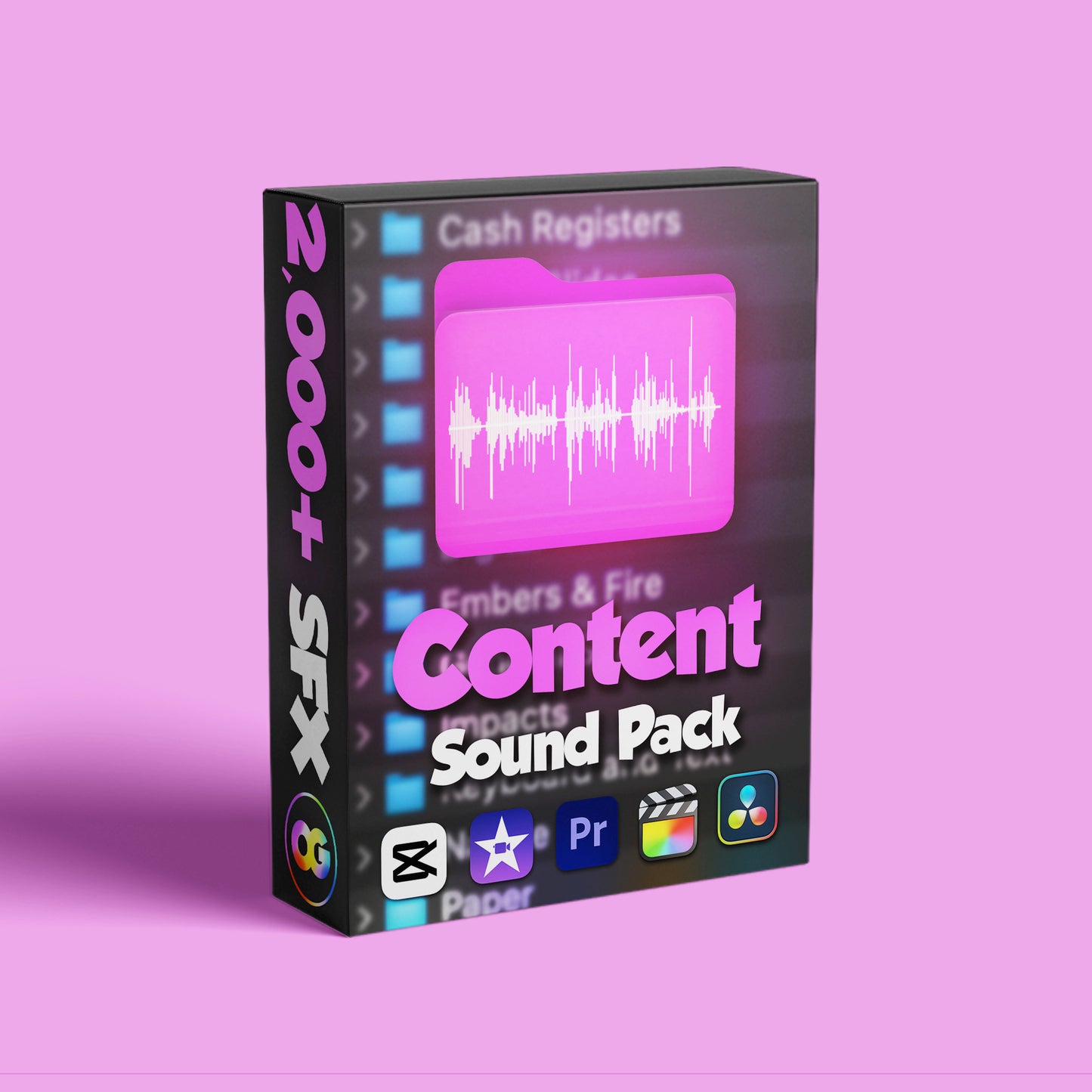Content Sound FX Pack – 2,000 + Essential Sound Effects for Creators