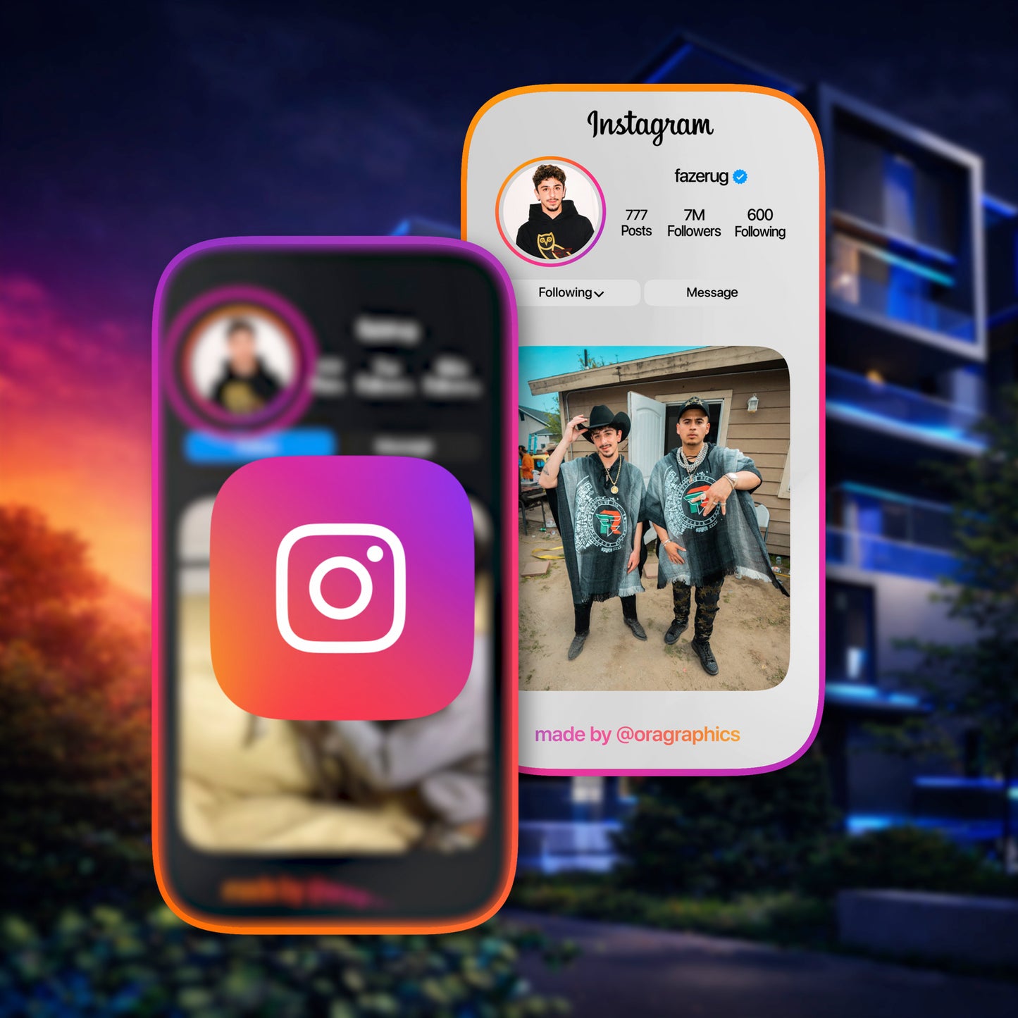 Instagram Overlay Large - 3B