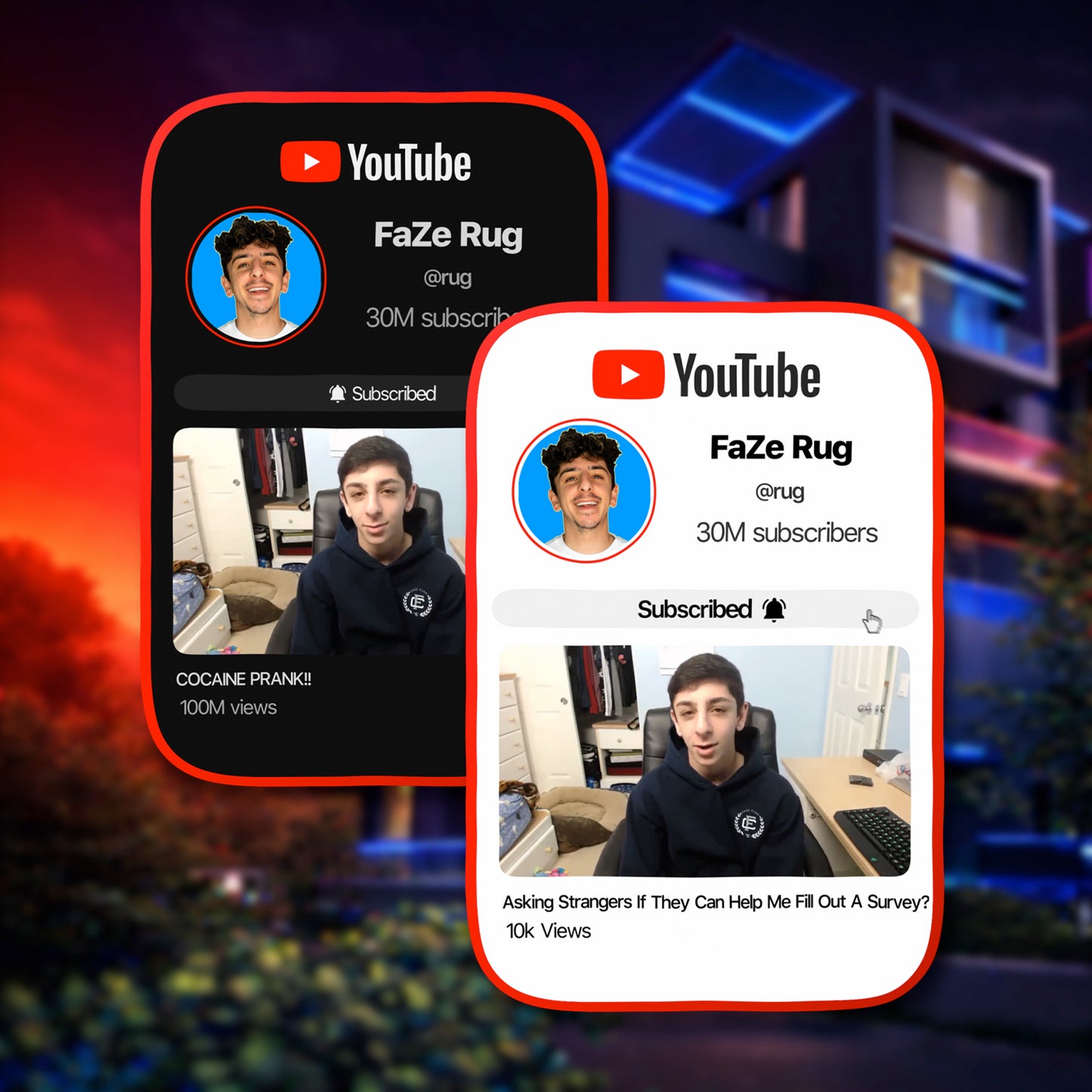 YouTube Overlay Large