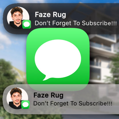 iMessage PopUp Overlay For Creators
